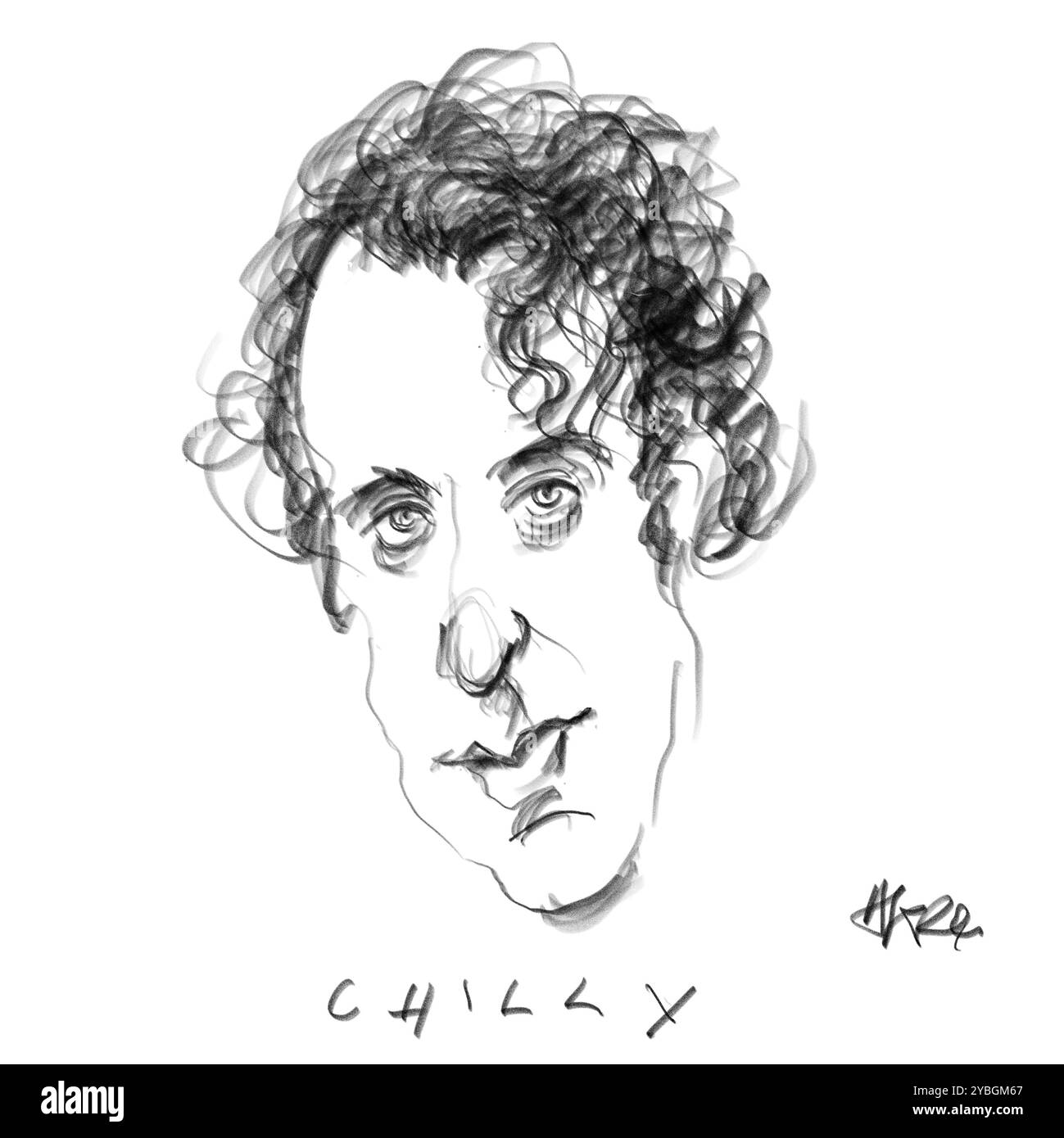 Portrait of the Musican Chilly Gonzales Stock Photo