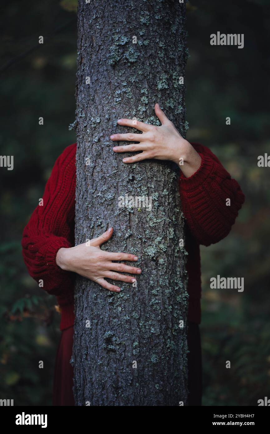 Person wearing green sweater hi-res stock photography and images - Alamy