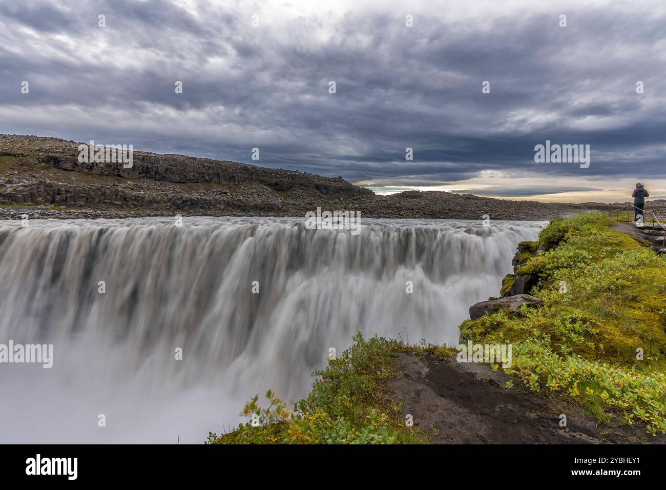 Dettifoss, a beautiful waterfall in the north of Iceland Stock Photo