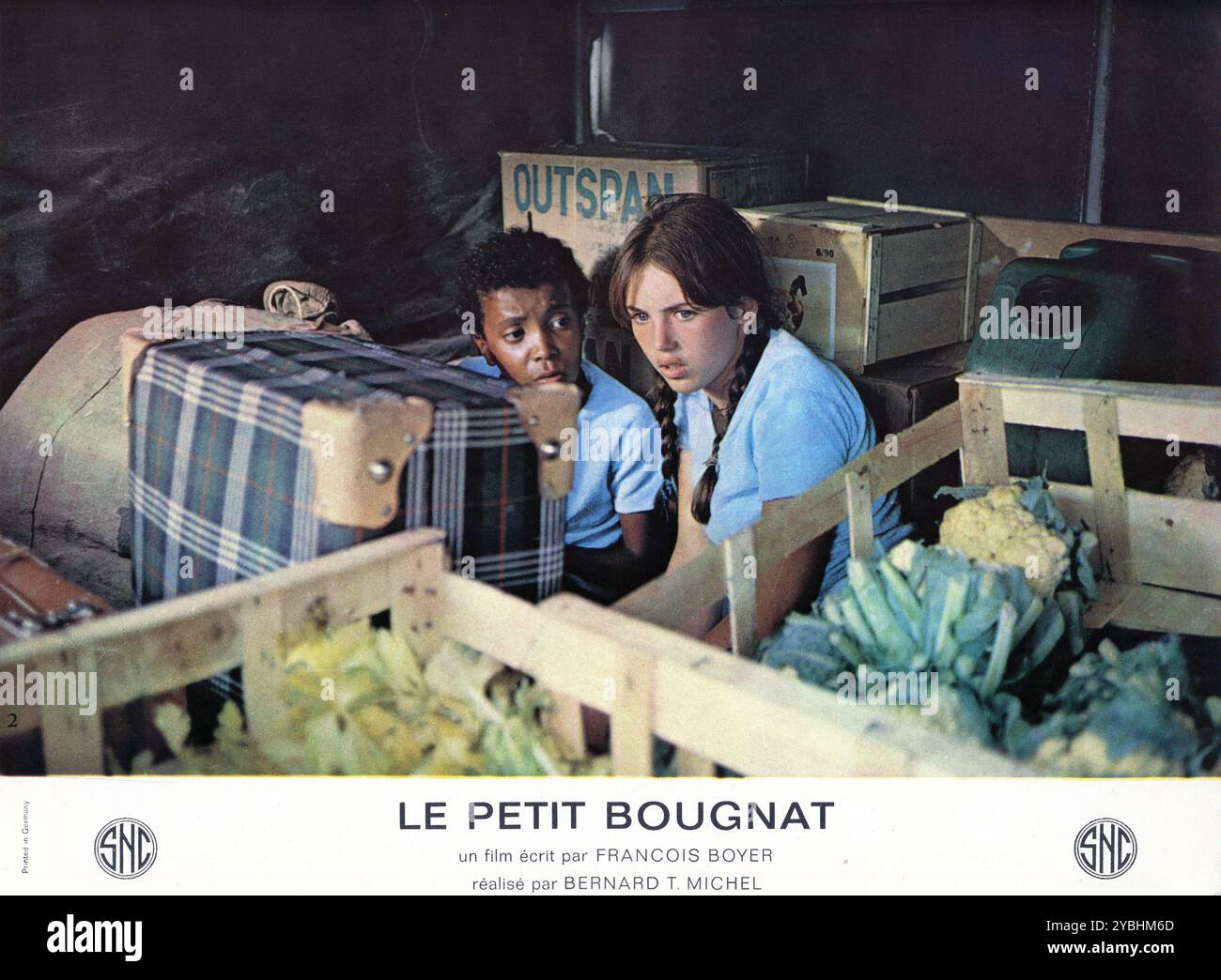 CLAUDE AMAZAN and ISABELLE ADJANI in LE PETIT BOUGNAT 1970 director BERNARD TOUBLANC-MICHEL writer Francois Boyer France-Italy co-production Tritone Cinematografica / Societe Nouvelle de Cinematographie (SNC) Stock Photo