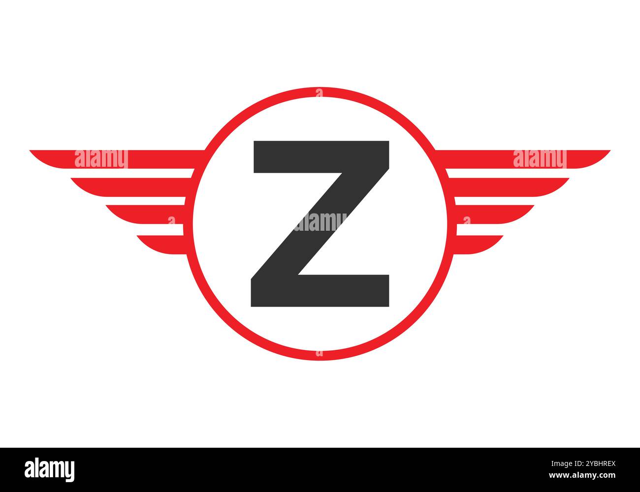 Letter Z Wing Logotype. Speed Symbol Vector Stock Vector Image & Art ...
