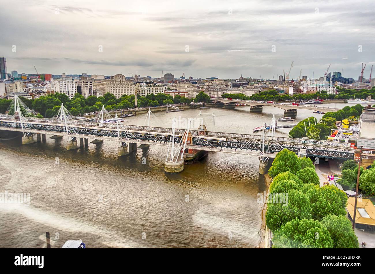 Aerial view of central london hi-res stock photography and images - Alamy
