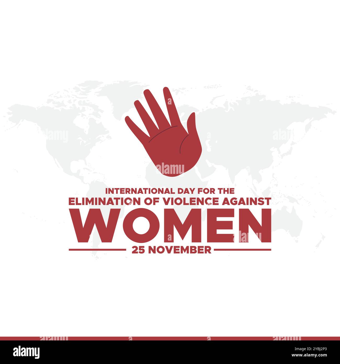 International Day for the Elimination of Violence against Women vector ...