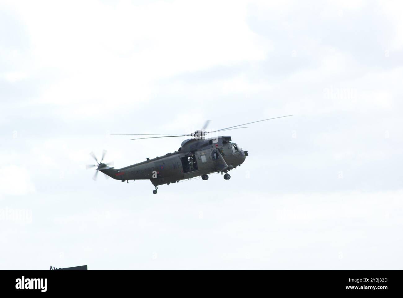 Westland (Leonardo) Sea King Hu.5 at RNAS Yeovilton in 2015 Stock Photo