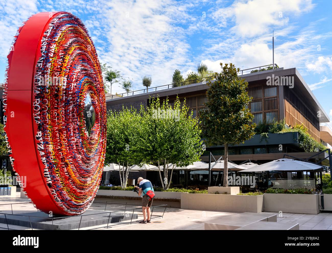 Istanbul, Turkey City of Names public art installation by Ahmet