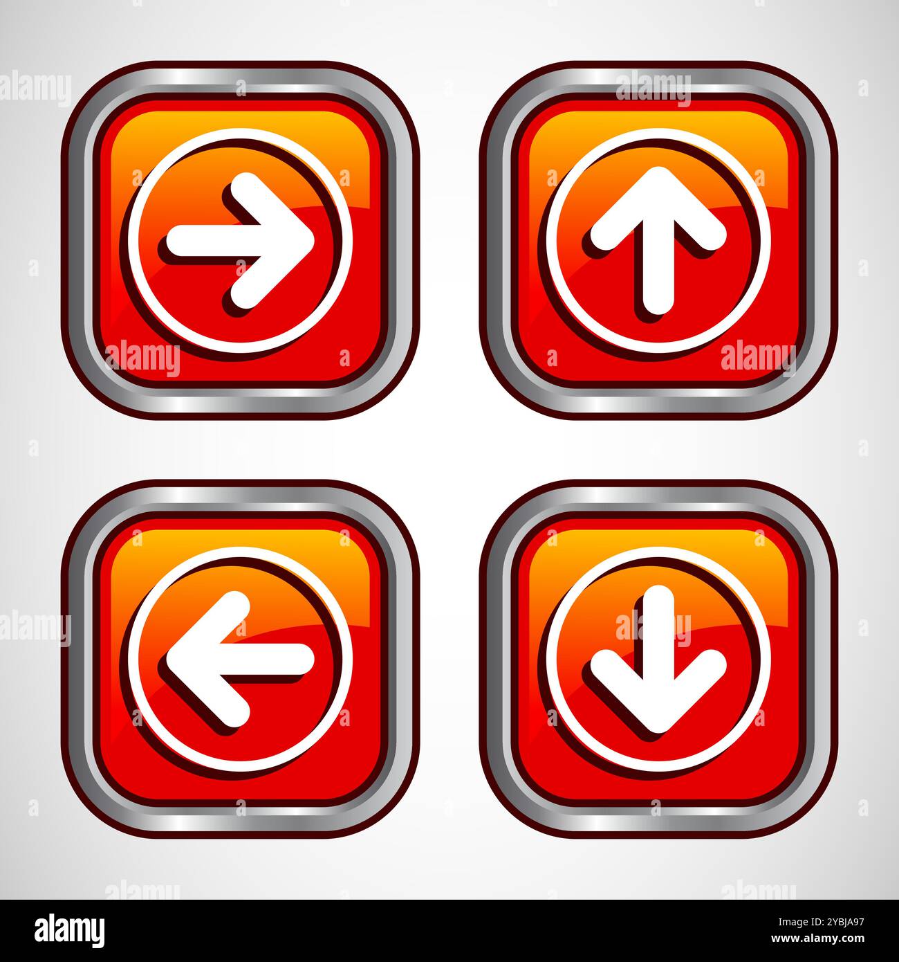 Right, Left, Up, Down Arrow Icon Design Illustration, Arrow Sign For ...