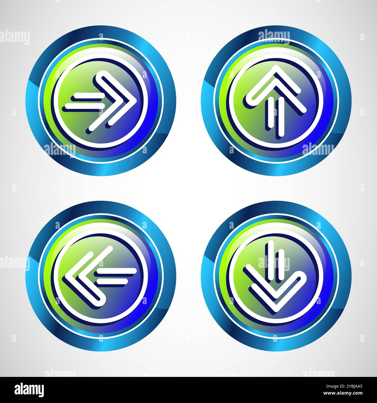 Right, Left, Up, Down Arrow Icon Design Illustration, Arrow Sign For ...
