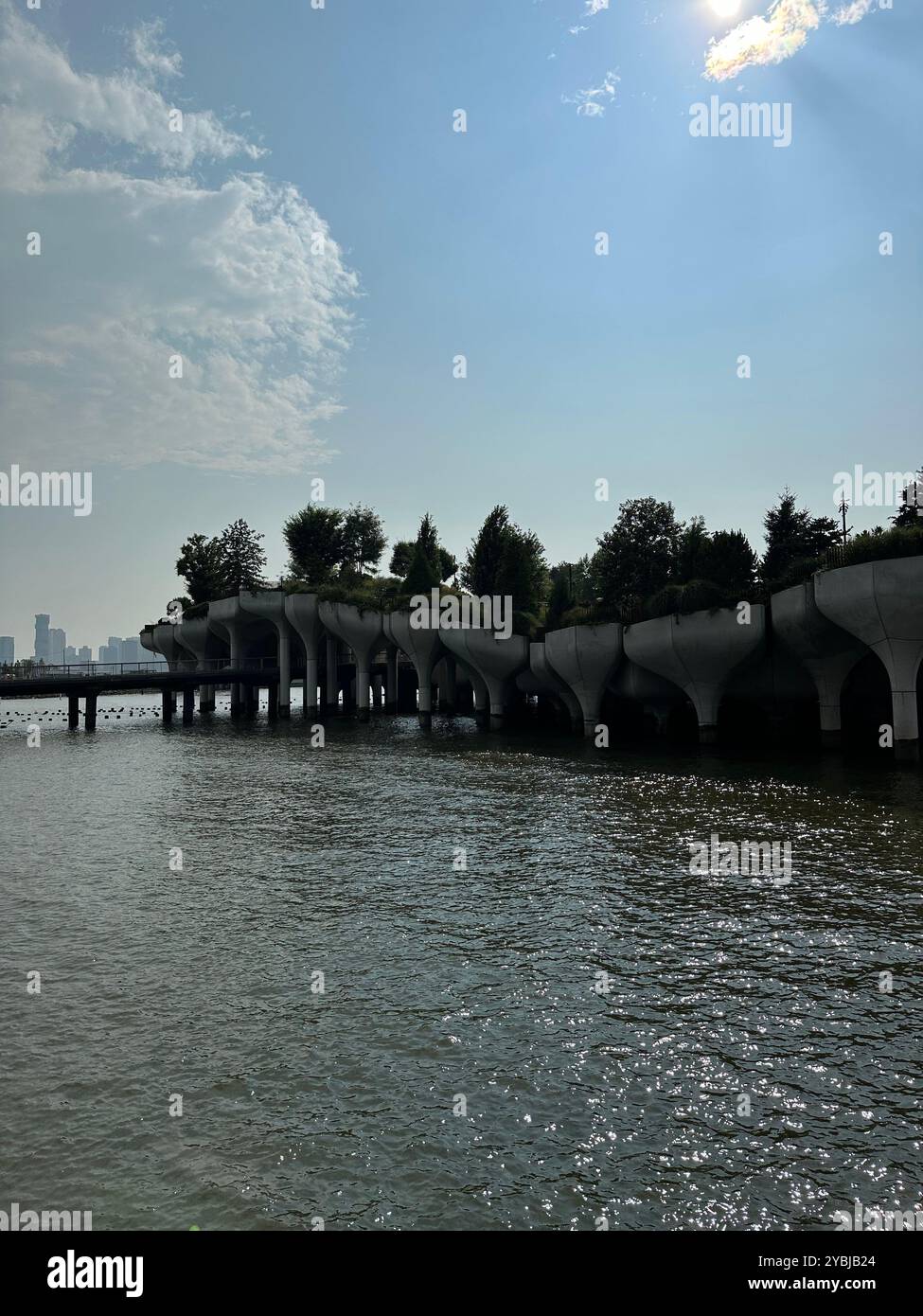 High Line Park in NY - Smartphone Captured Stock Image