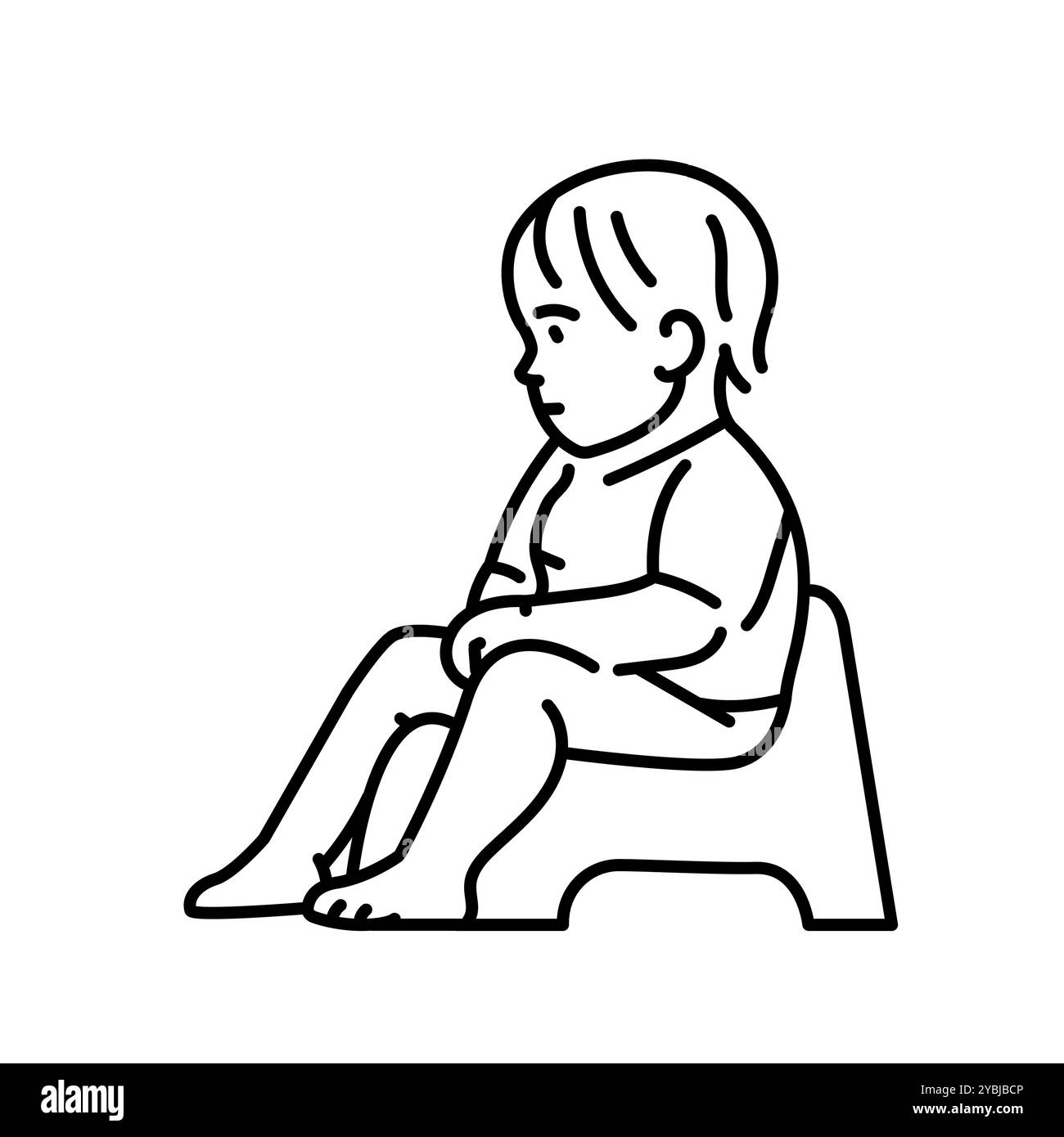 Sitting on toilet Black and White Stock Photos & Images - Alamy