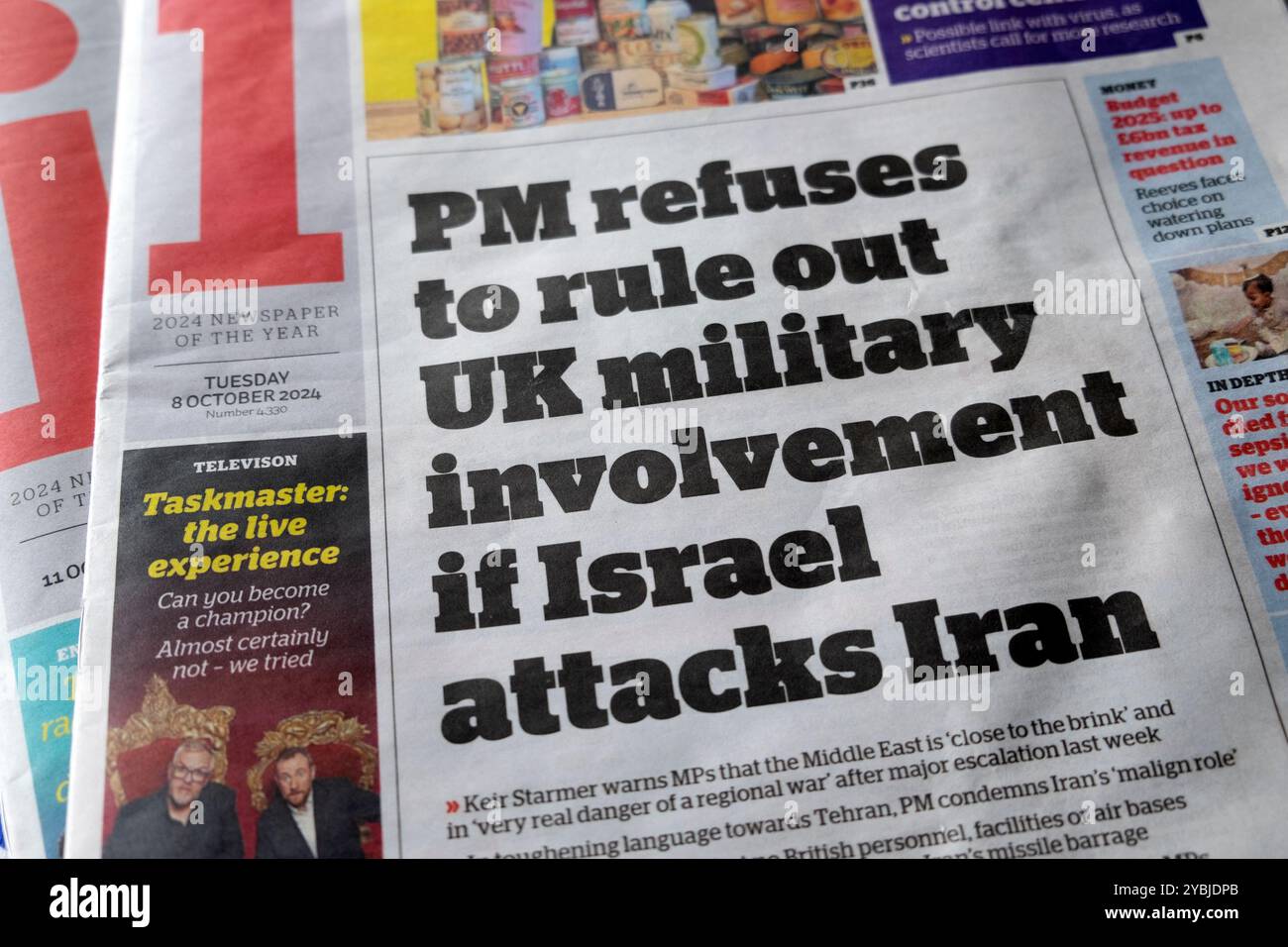 Keir Starmer 'PM refuses to rule out UK military involvement if Israel ...