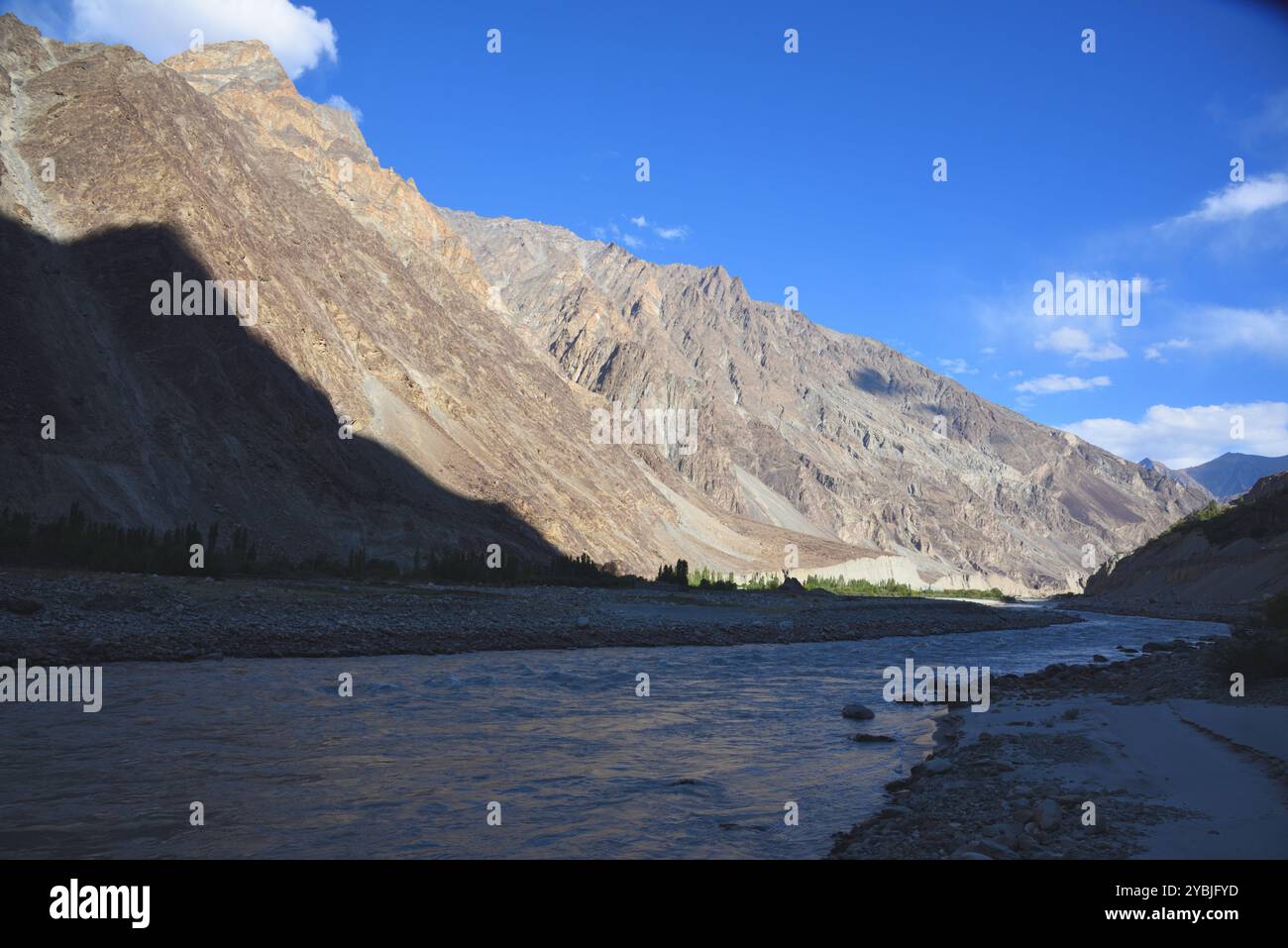 The great Himalaya range, Ladakh mountains India Stock Photo