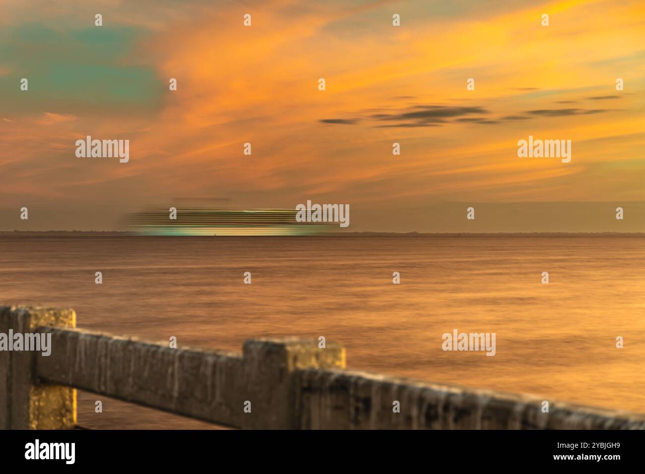 Tranquil sunrise casts warm hi-res stock photography and images - Alamy