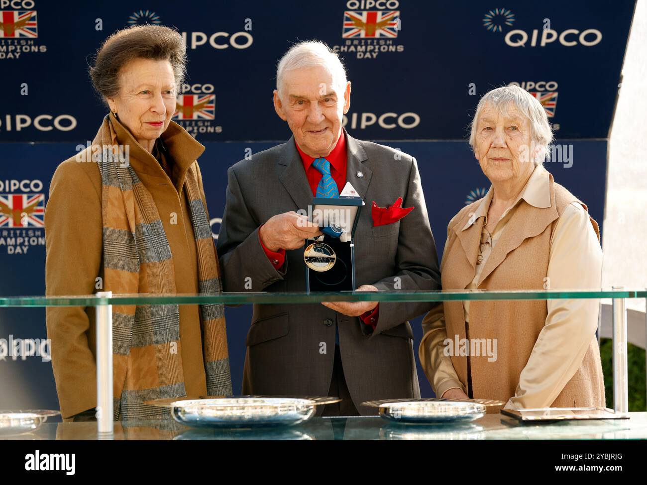 The Princess Royal presents Jack Berry his medal as he is inducted to ...