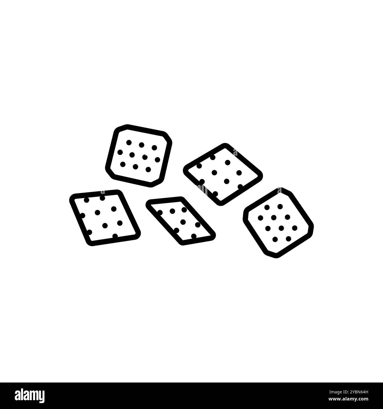 Crackers food ingredients Stock Vector Images - Alamy