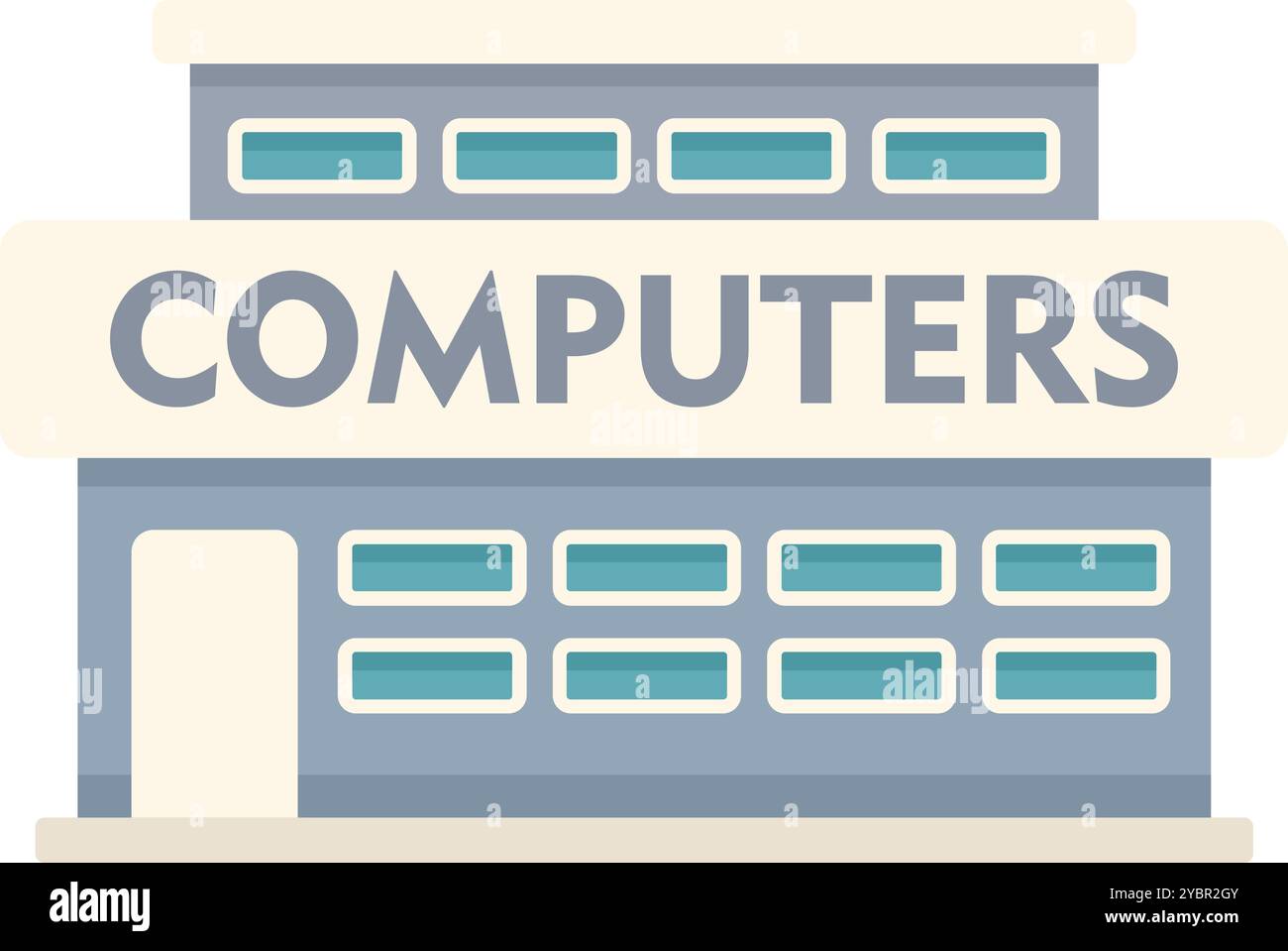 Electronics shop window Stock Vector Images - Alamy