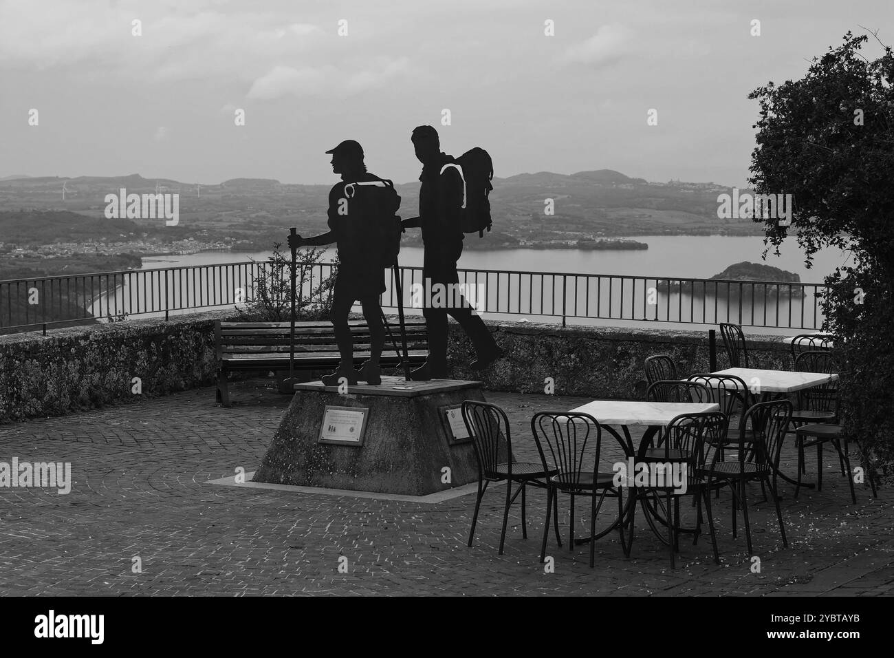 Bolsena tourism Black and White Stock Photos & Images - Alamy