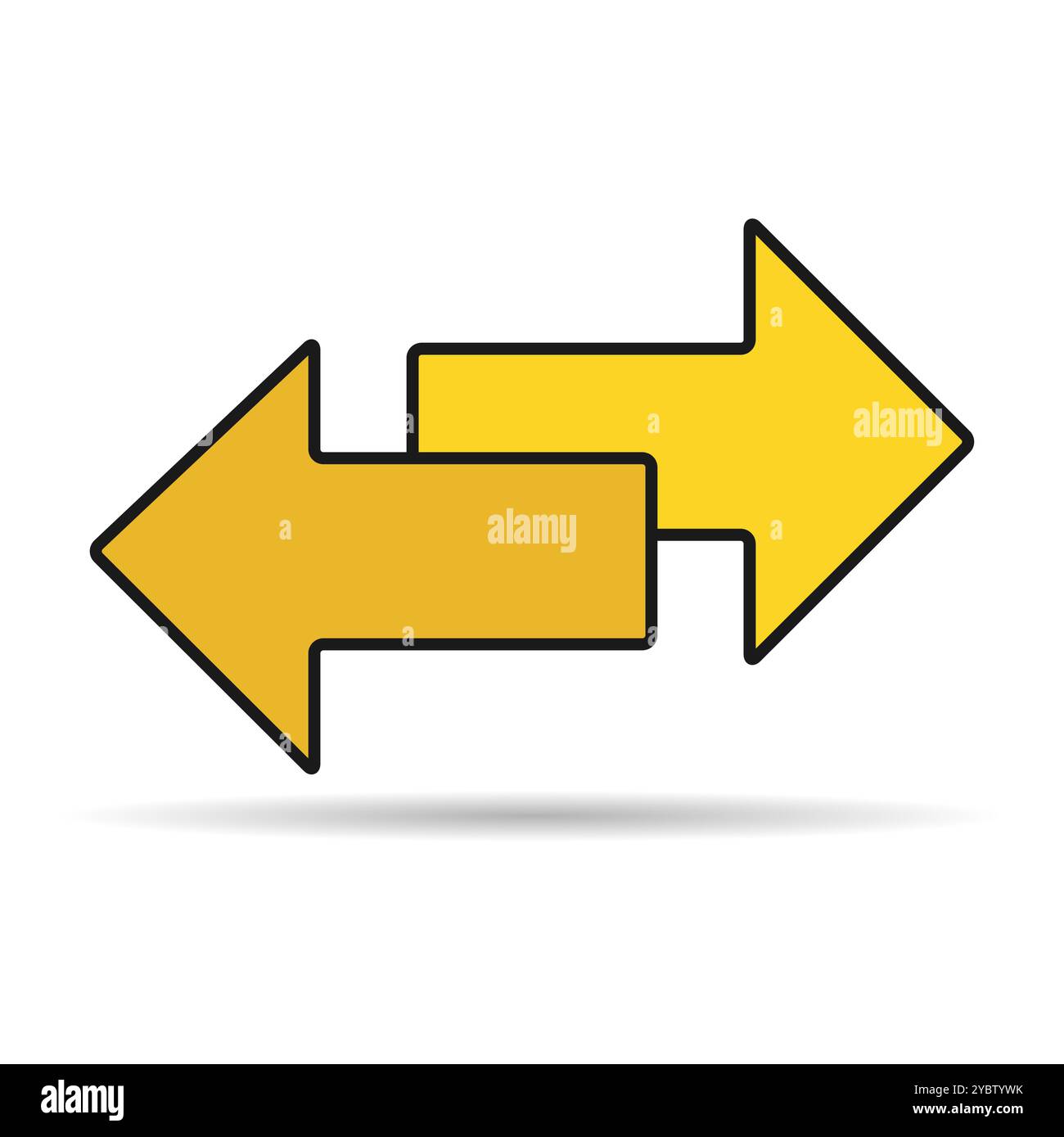 Exchange arrow transfer shadow icon,swap web button design, move symbol ...