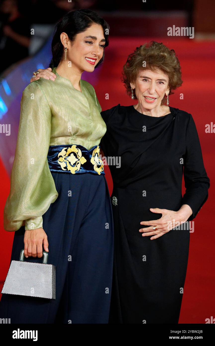 Rome, Italy. 19th Oct, 2024. Golshifteh Farahani and Azar Nafisi attend ...