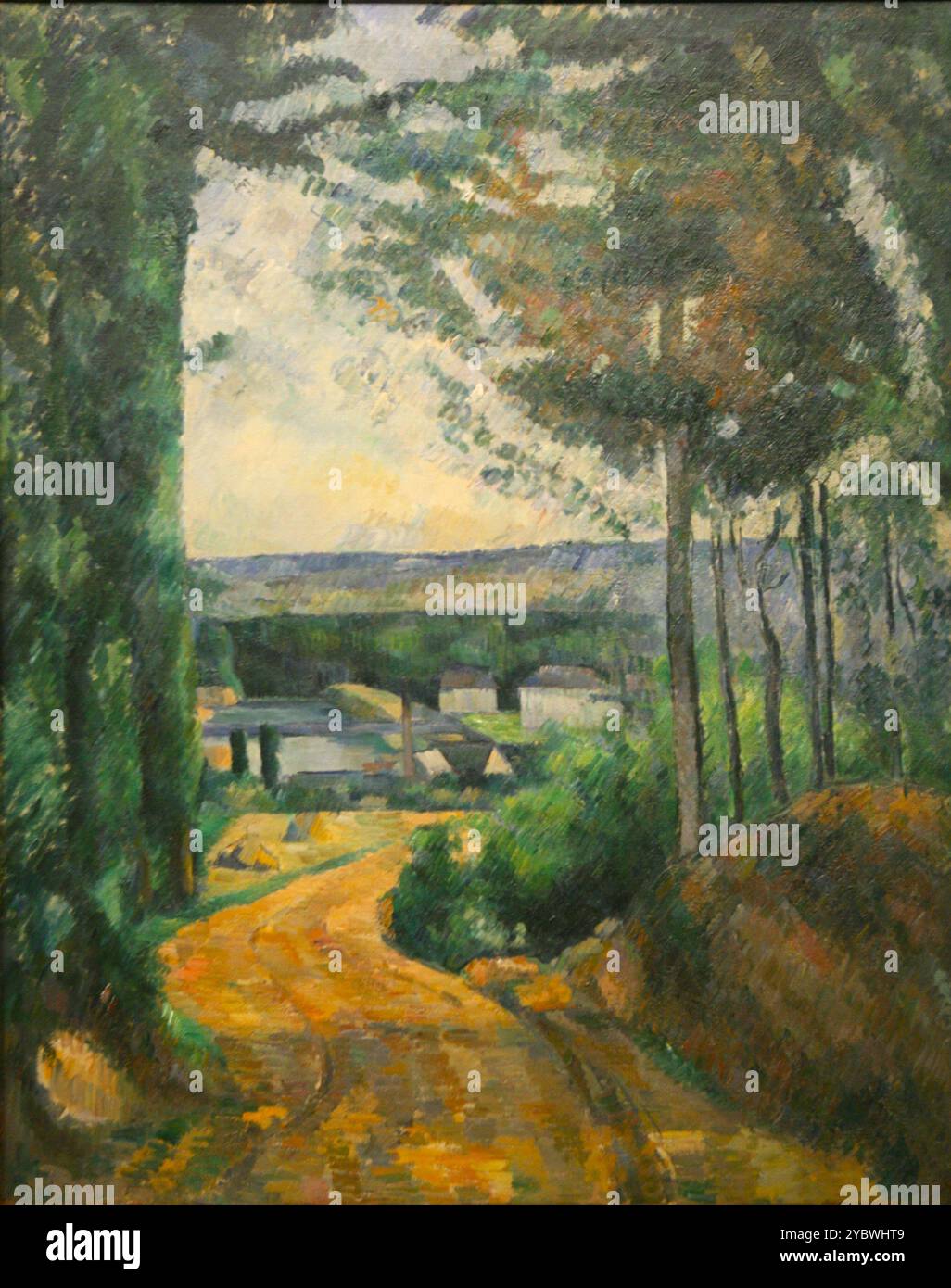 Road leading to the lake 1880 Paul Cezanne Stock Photo - Alamy