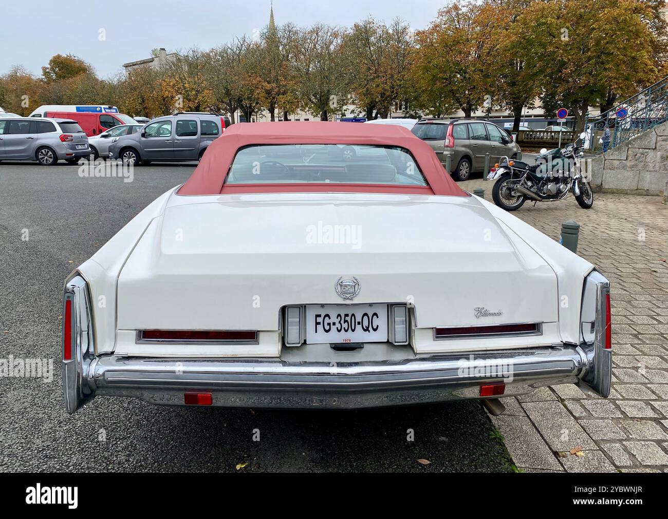 Cadillac Eldorado convertible 1970's - Smartphone Captured Stock Image