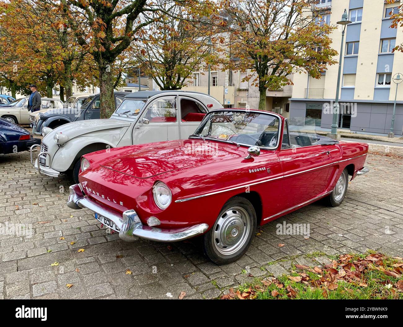 Renault Caravelle classic car - Smartphone Captured Stock Image
