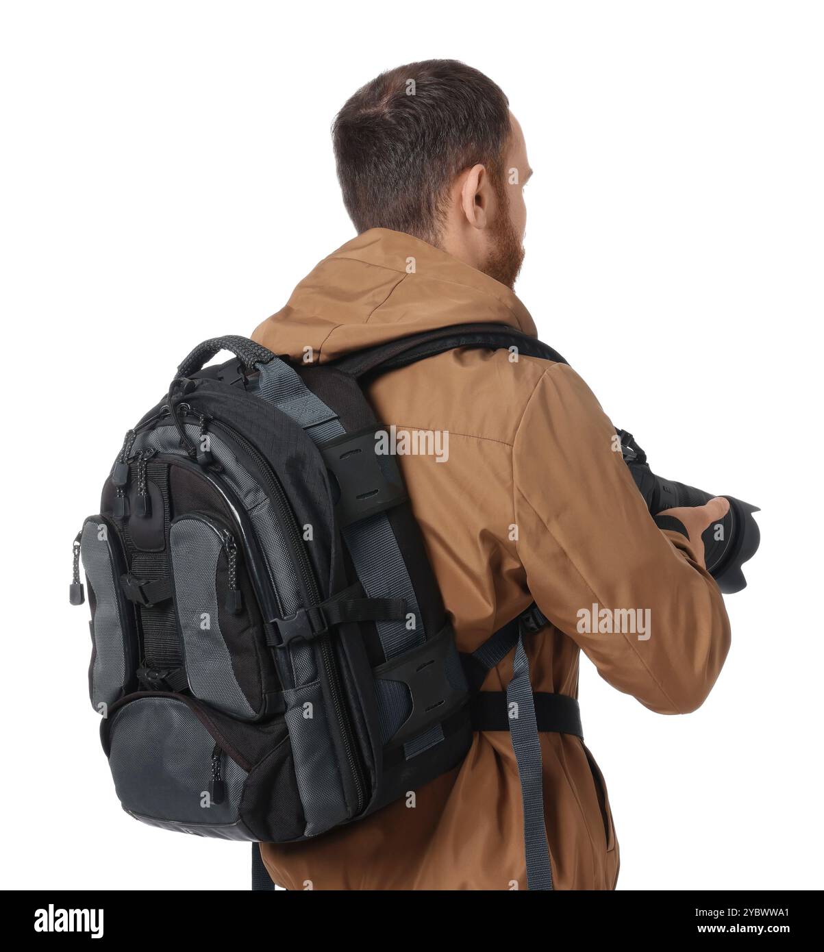 Photographer Back Back view professional travel blogger hi-res stock photography and ...