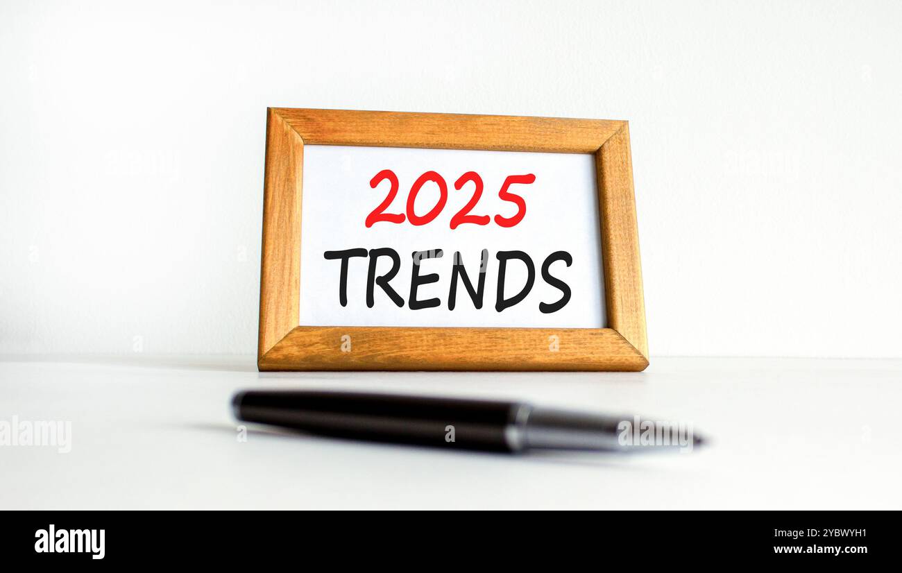 Planning 2025 trends new year symbol. Concept words 2025 Trends on ...
