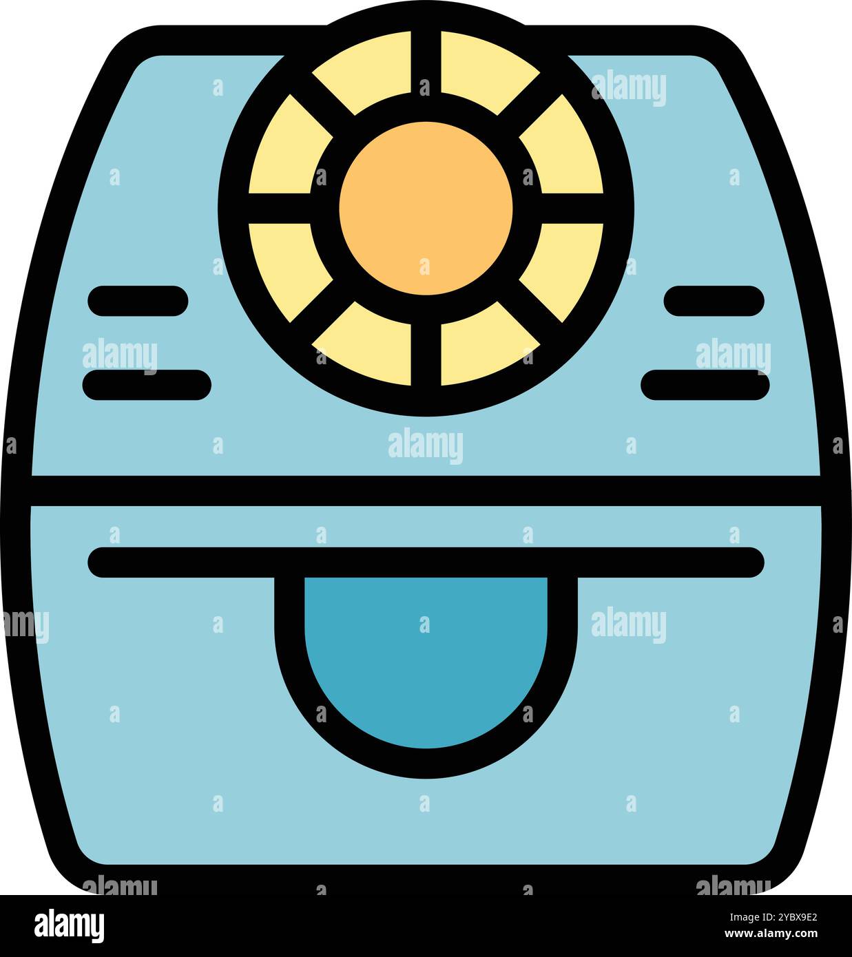 Fryer Machine Vector Air fryer illustration Stock Vector Images - Alamy