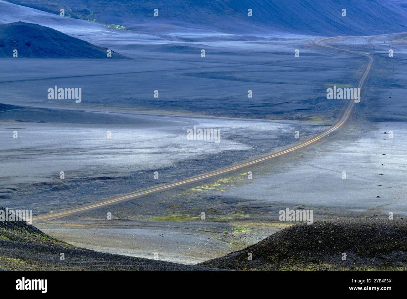 Iceland, Nordurland-Eystra region, runway 901 Stock Photo