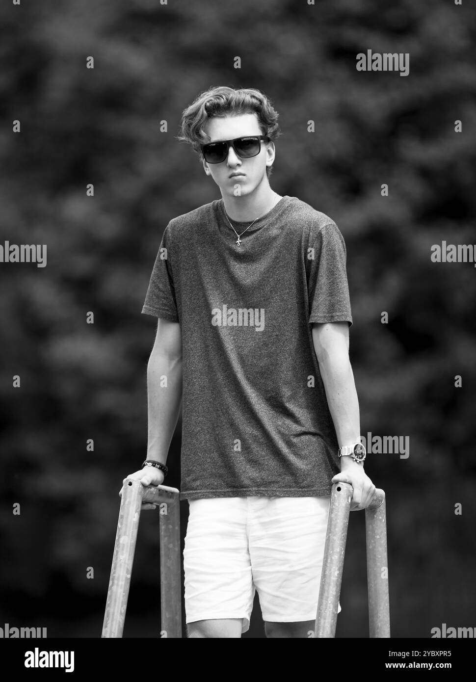 Boy teen Black and White Stock Photos & Images - Alamy