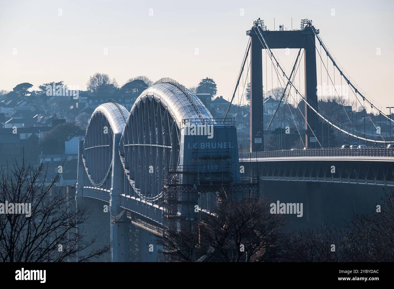 ROYAL ALBERT BRIDGE ISAMBARD KINGDOM BRUNEL SALTASH TO PLYMOUTH RAIL ROYAL ALBERT BRIDGE ISAMBARD KINGDOM BRUNEL SALTASH TO PLYMOUTH RAIL