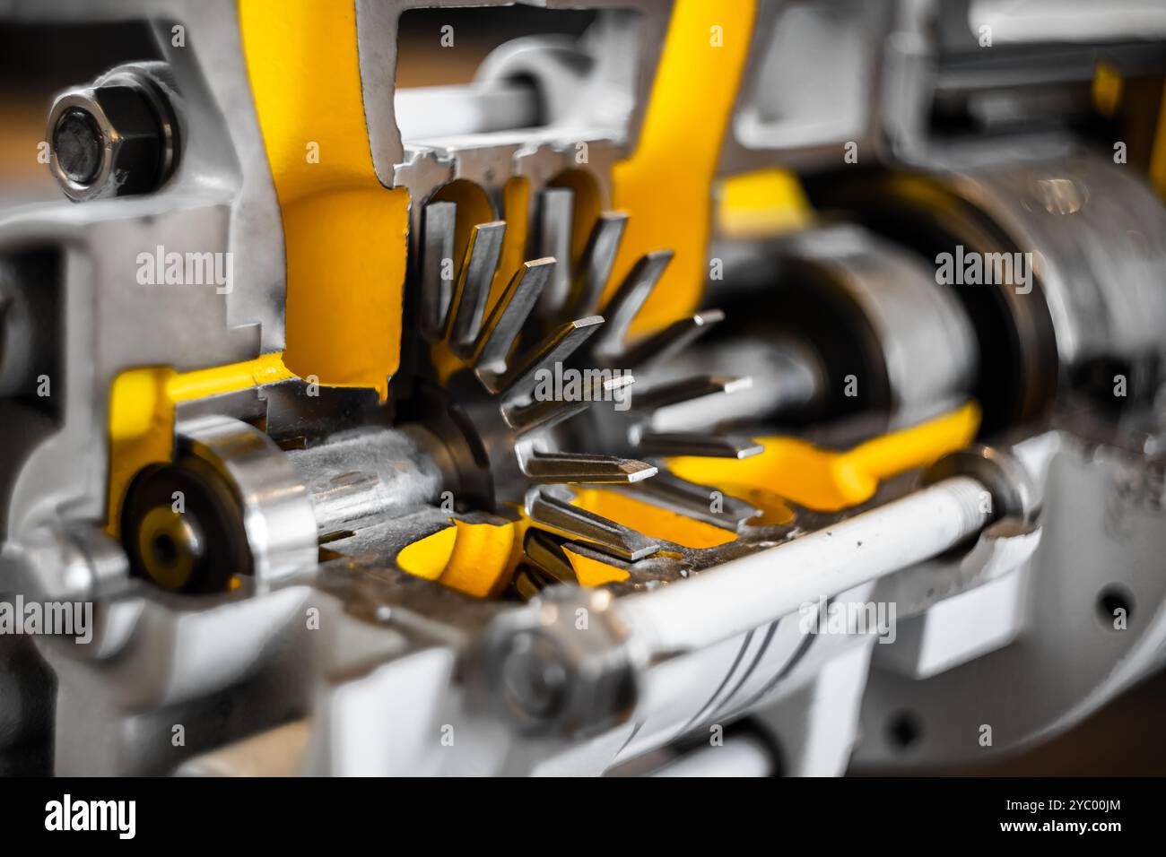 Steam turbine blades hi-res stock photography and images - Alamy