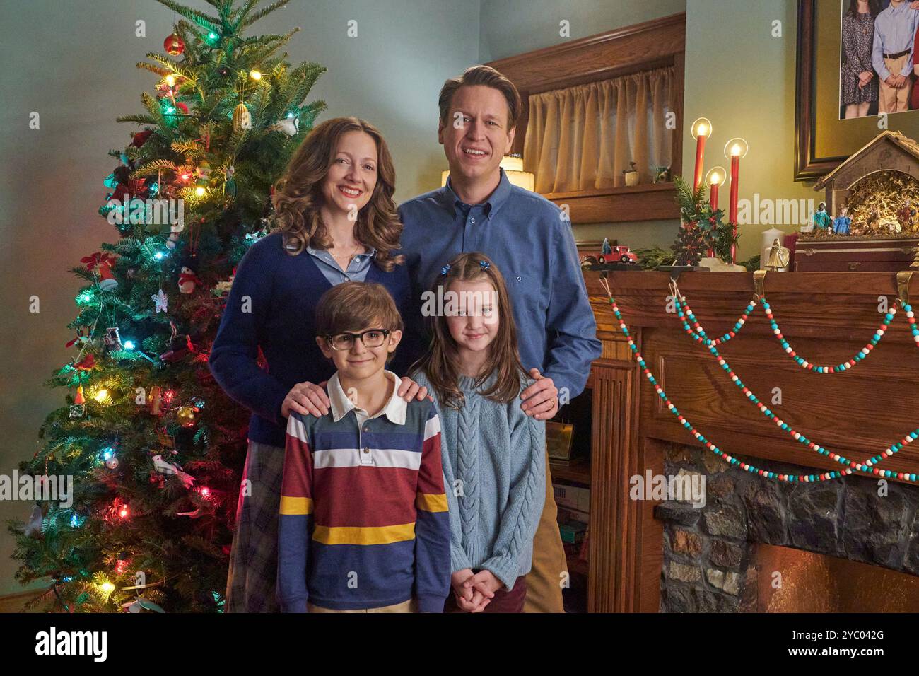 RELEASE DATE: November 8, 2024. TITLE: Best Christmas Pageant Ever. STUDIO: Lionsgate. DIRECTOR: Dallas Jenkins. PLOT: Nobody is ready for the mayhem and surprises that ensue when six of the worst youngsters disrupt the town's yearly Christmas performance. STARRING: JUDY GREER as Grace, SEBASTIAN BILLINGSLEY-RODRIGUEZ as Charlie, MOLLY WRIGHT as Beth, PETE HOLMES as Bob. (Credit Image: © Lionsgate/Entertainment Pictures/ZUMAPRESS.com) EDITORIAL USAGE ONLY! Not for Commercial USAGE! Stock Photo