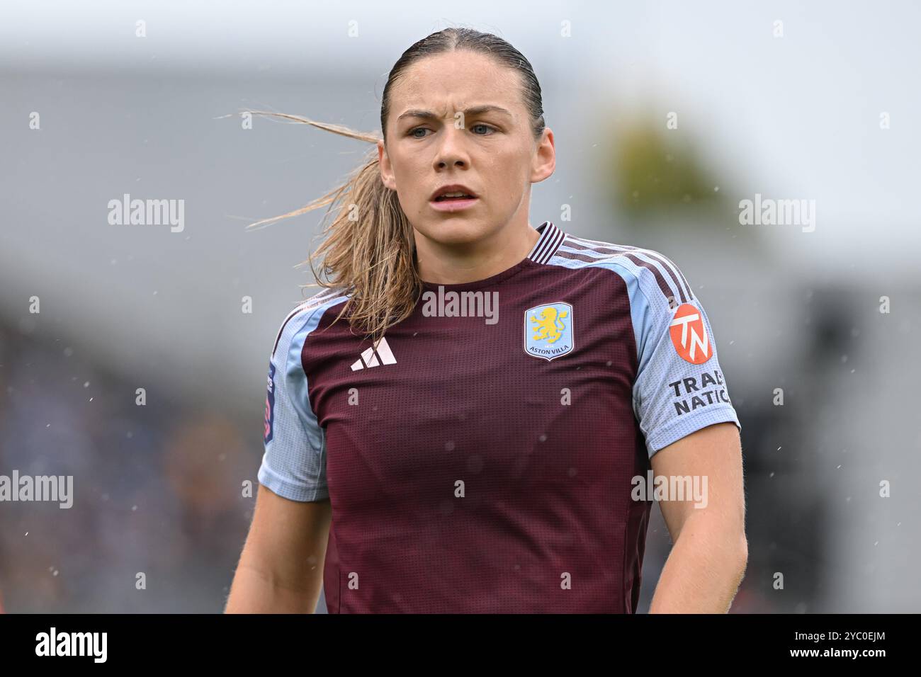 Manchester, UK. 20th Oct, 2024. Kirsty Hanson of Aston Villa Women during the Barclays Women's Super League match Manchester City Women vs Aston Villa Women at Joie Stadium, Manchester, United Kingdom, 20th October 2024 (Photo by Cody Froggatt/News Images) in Manchester, United Kingdom on 10/20/2024. (Photo by Cody Froggatt/News Images/Sipa USA) Credit: Sipa USA/Alamy Live News Stock Photo