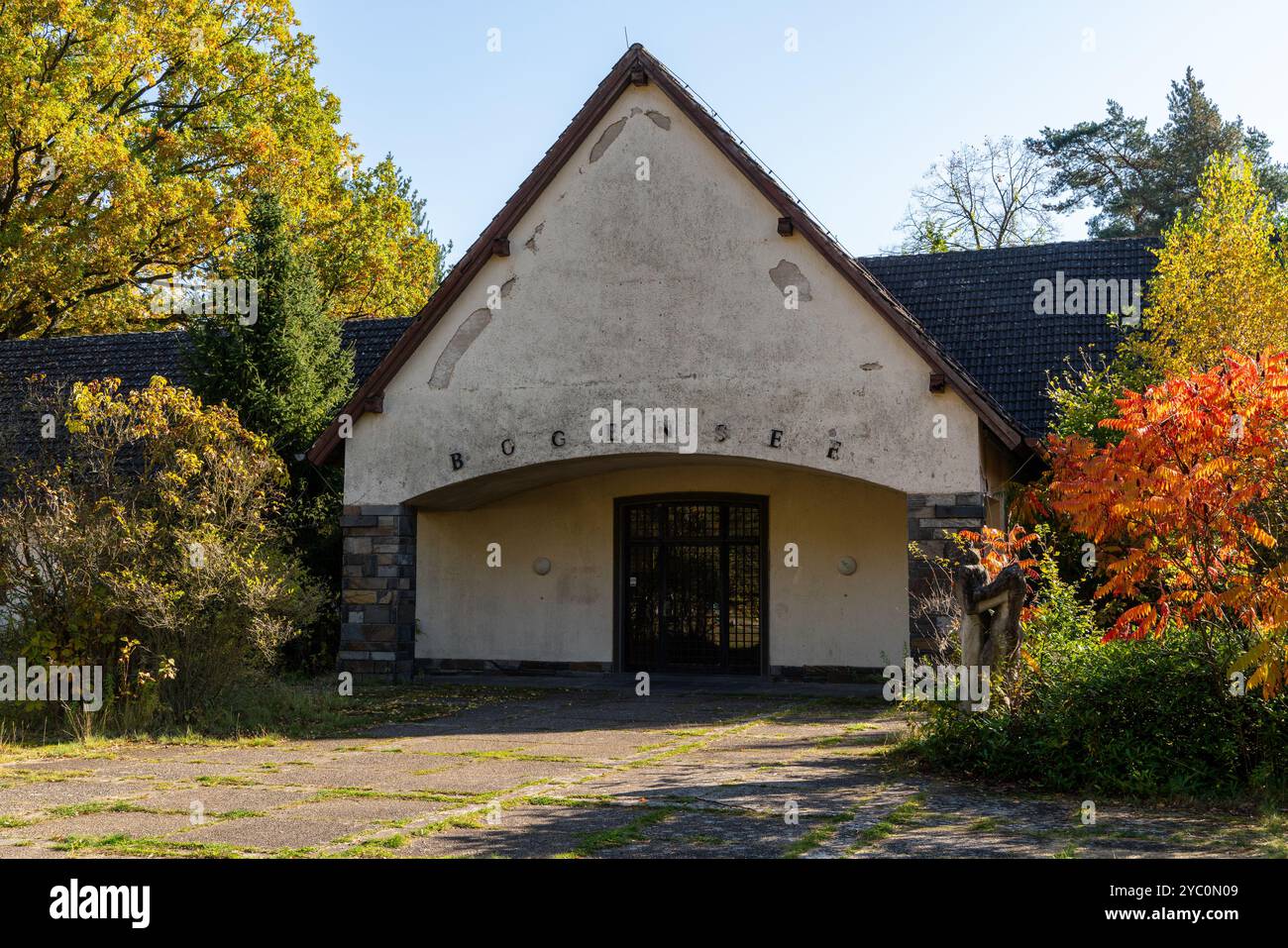 Lanke Germany 2024: The Waldhof on Bogensee is the former country residence of Nazi propaganda minister Joseph Goebbels. Stock Photo