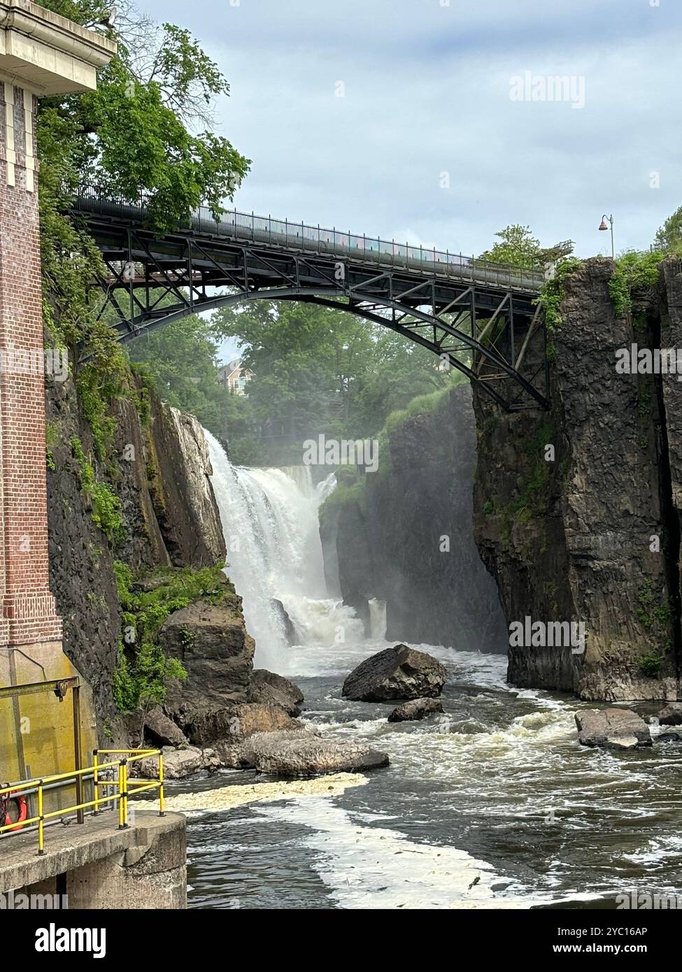The Great Falls of Paterson - Smartphone Captured Stock Image