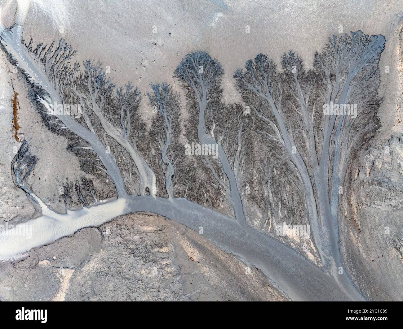 YANCHENG, CHINA - OCTOBER 20, 2024 - Aerial photo shows the 