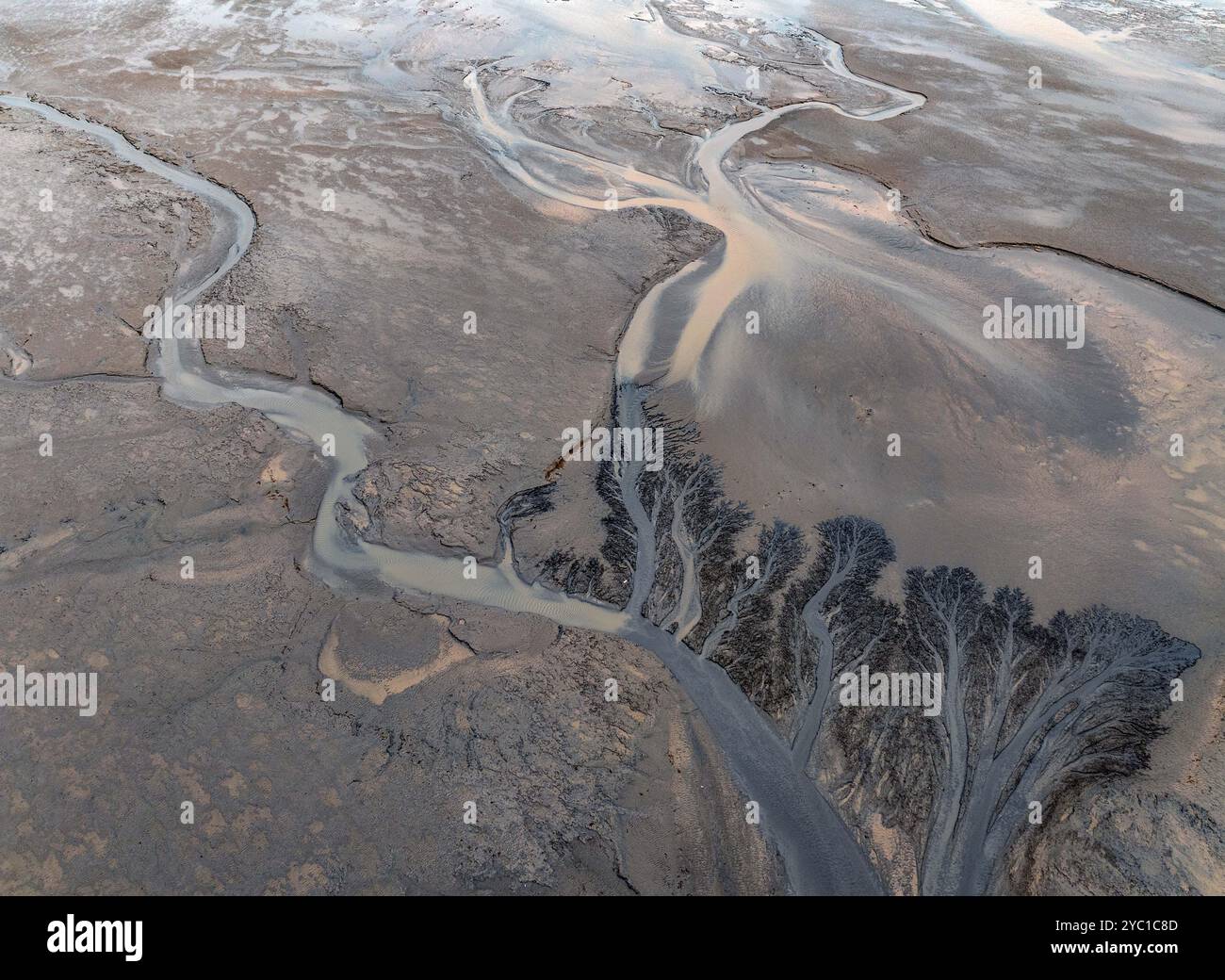 YANCHENG, CHINA - OCTOBER 20, 2024 - Aerial photo shows the 