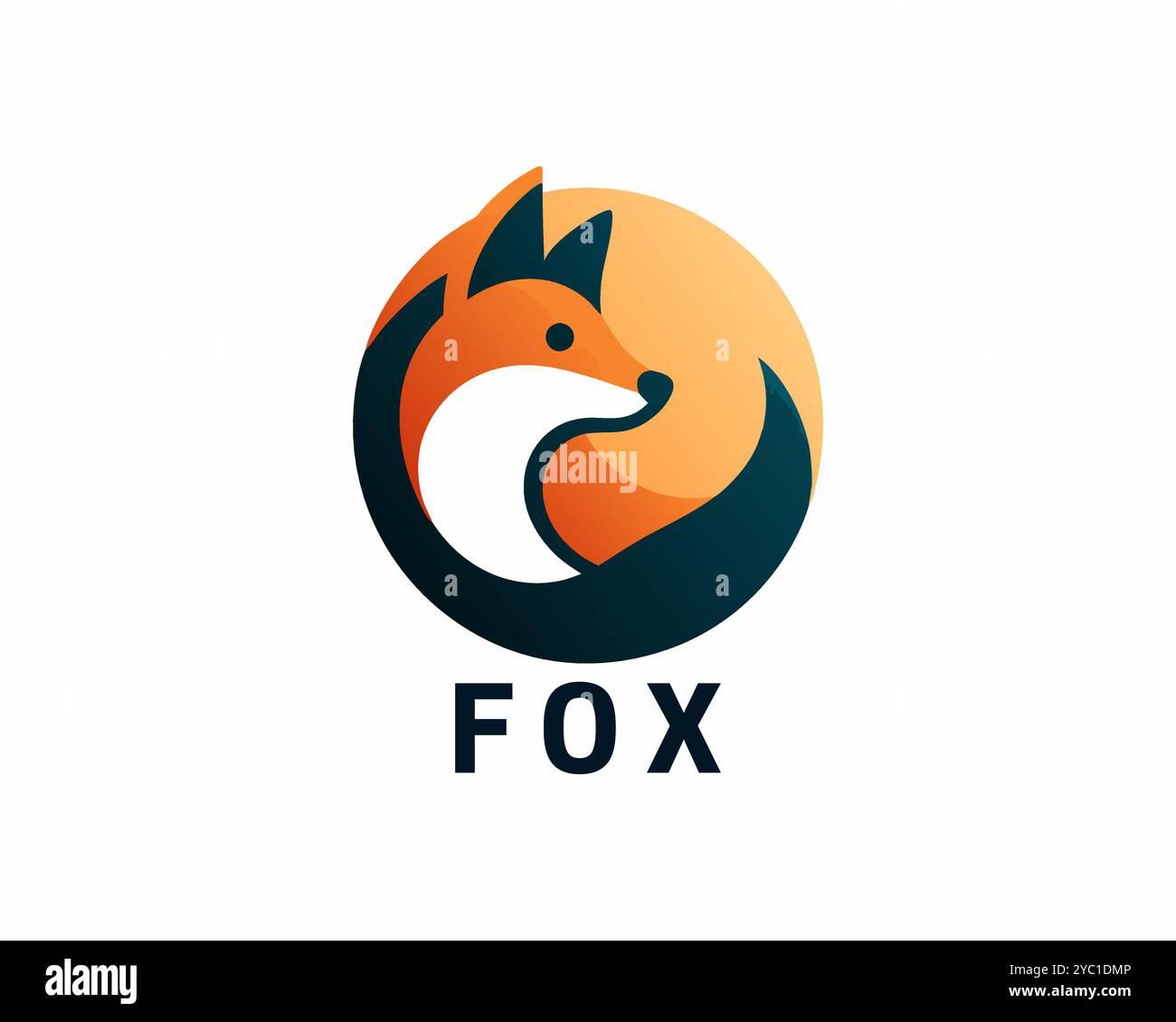 Fox logo design icon symbol vector illustration Stock Vector Image ...