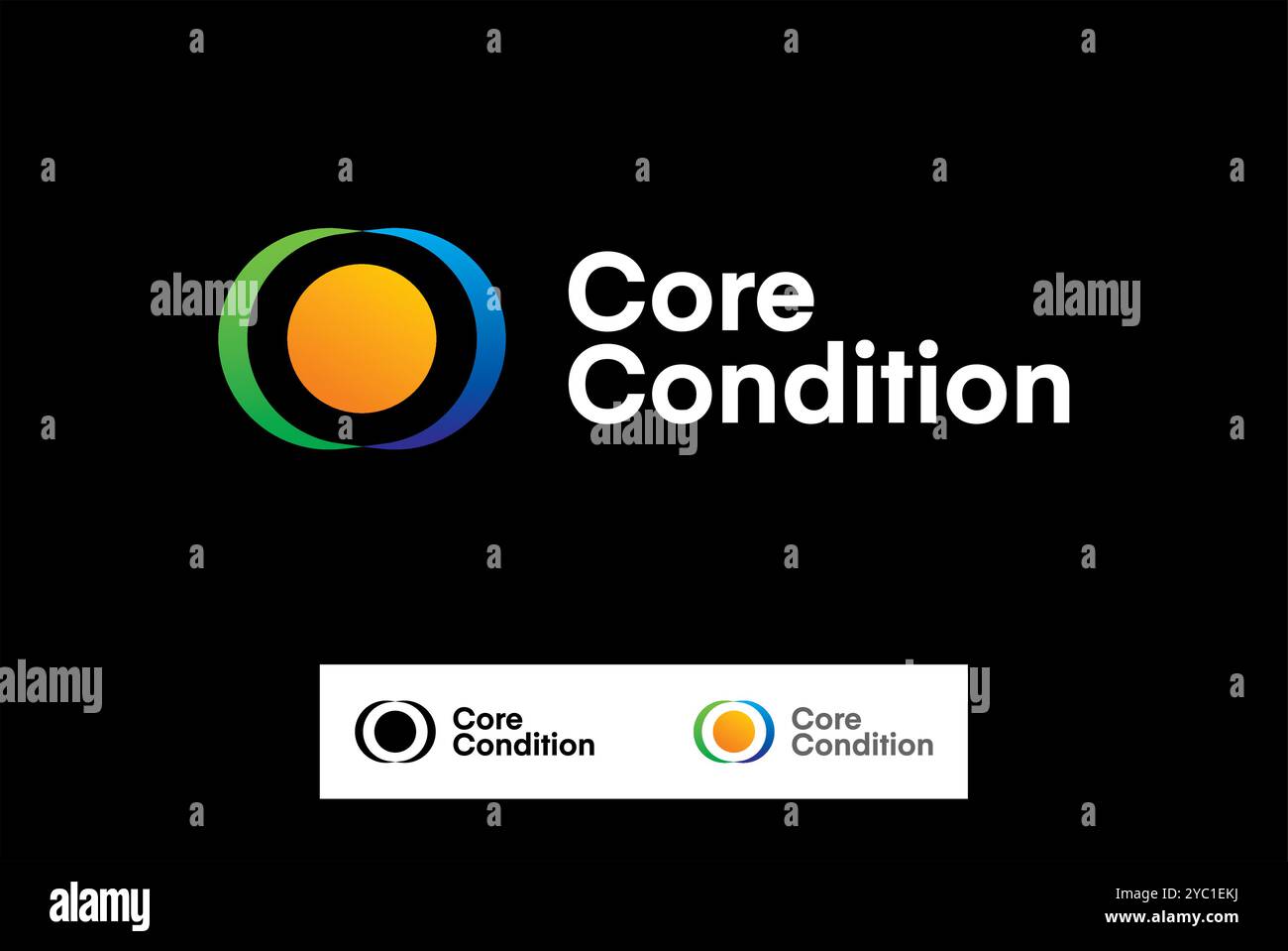 Core condition energy technology logo design vector business brand ...