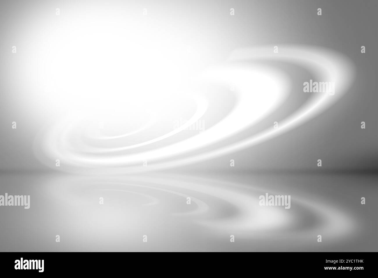 White and gray abstract background waves and smooth light trails That ...