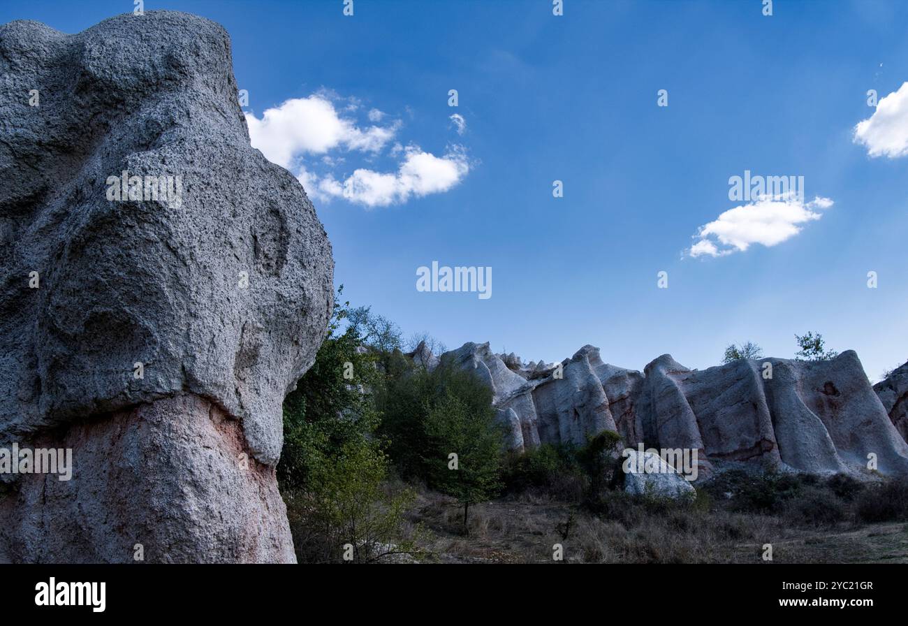 Bride Formations Rocks Petrified Wedding rock formation in Bulgaria Stock Photo - Alamy