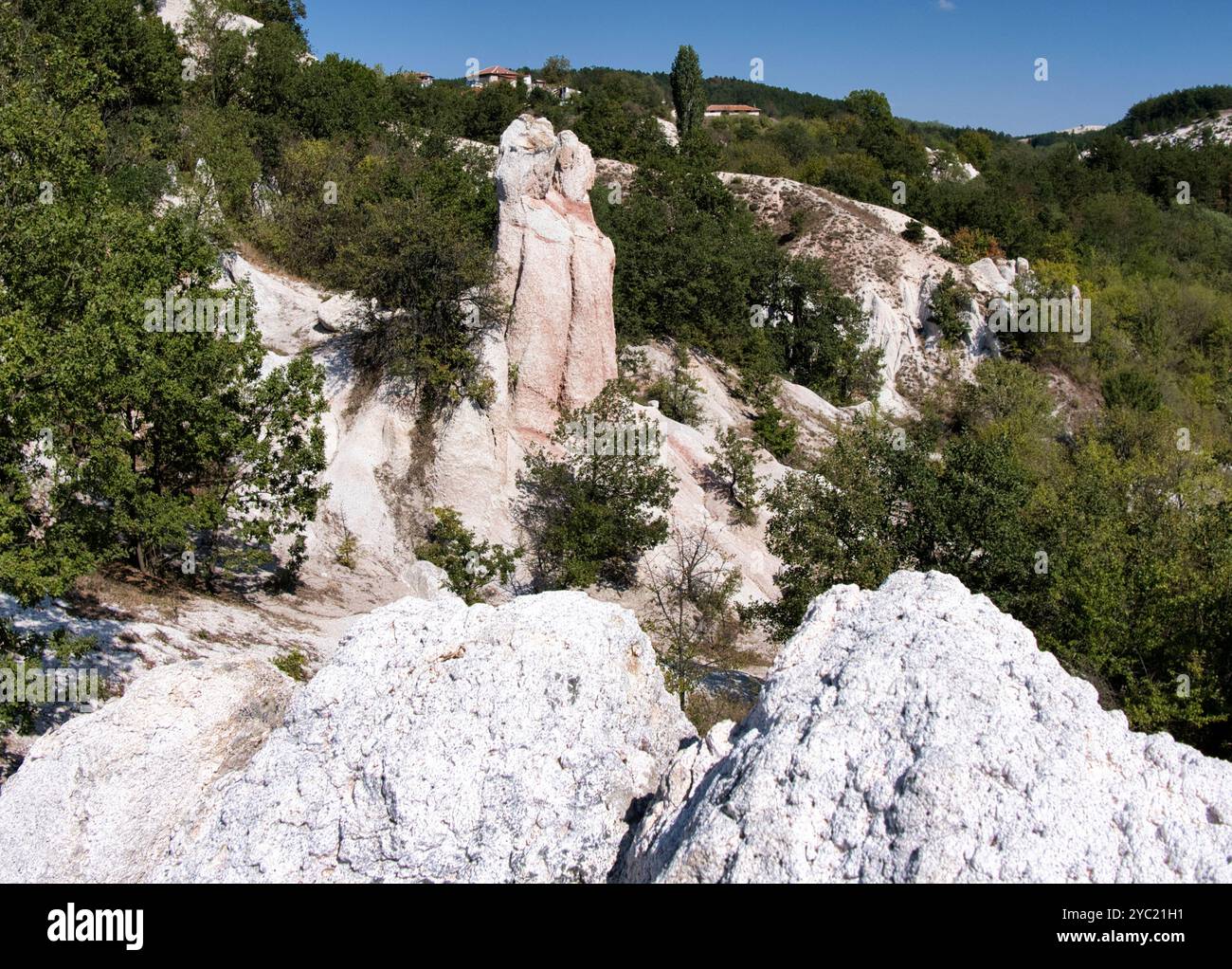 Bride Formations Rocks Petrified Wedding rock formation in Bulgaria Stock Photo - Alamy