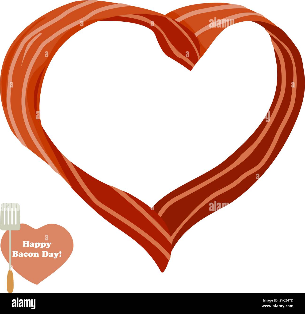 National bacon day Stock Vector Images - Alamy