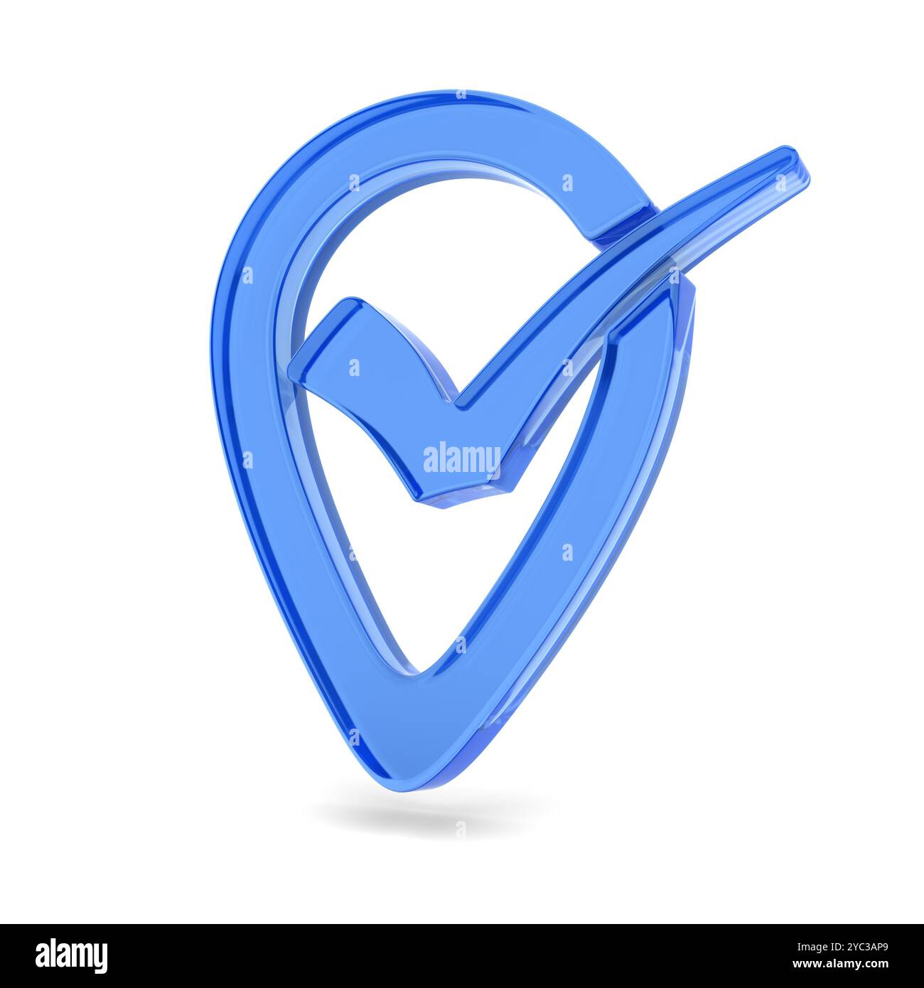 Glass Pointers Glass pointer marker on white background. Isolated 3D illustration ...