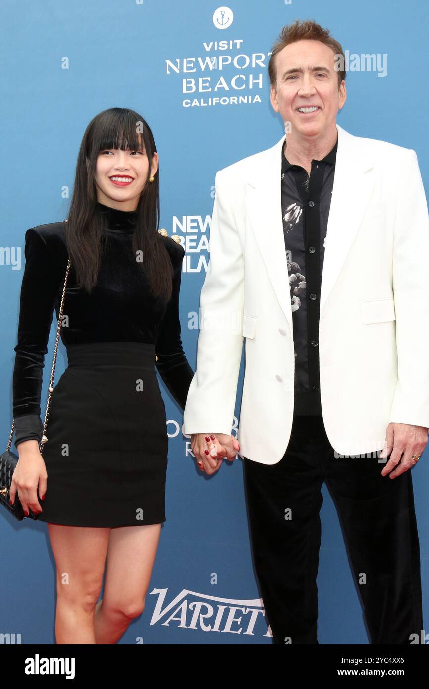Actor Riko LOS ANGELES - OCT 20: Riko Shibata, Nicolas Cage at the Newport Beach ...
