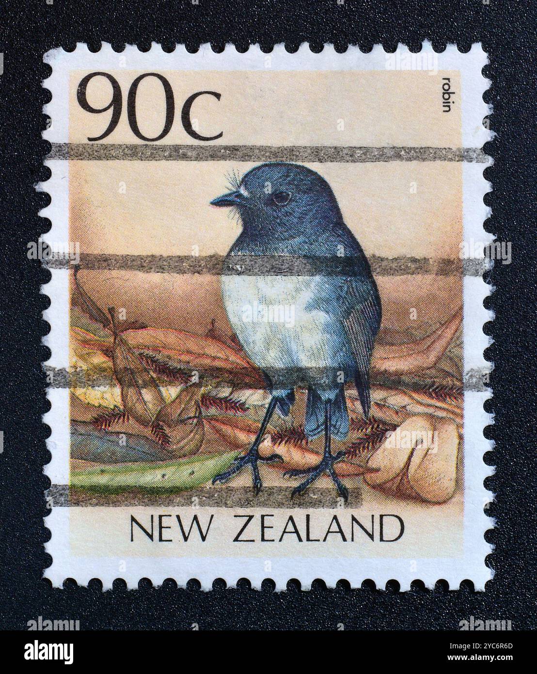 New zealand postage stamp kiwi bird hi-res stock photography