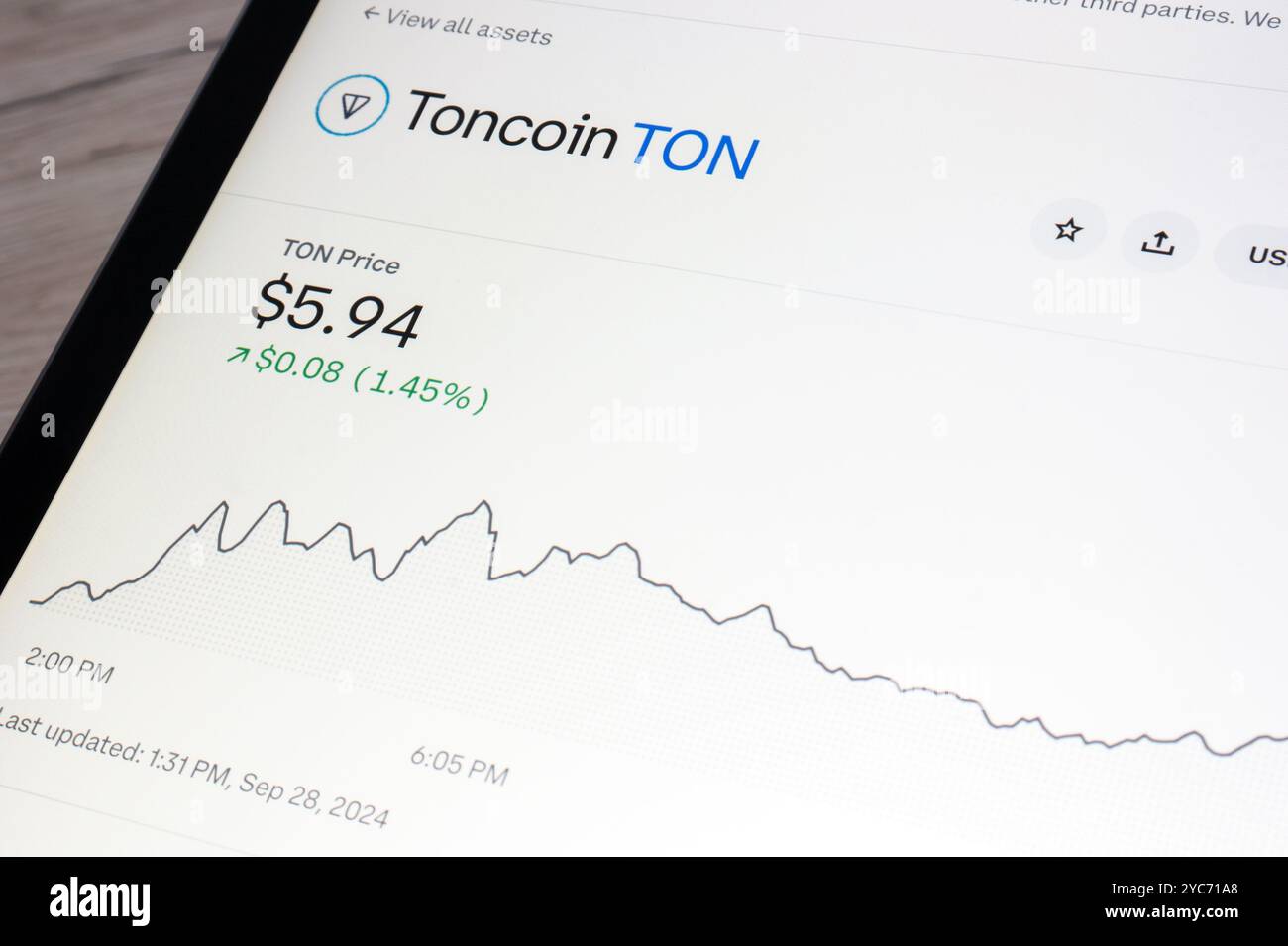 Ton crypto hi-res stock photography and images - Alamy