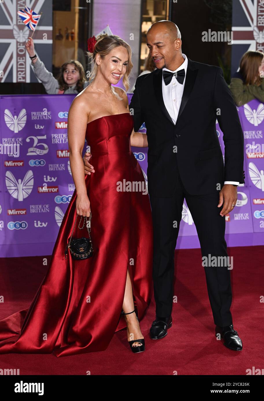 London UK October 21st 2024 Katie Piper And Richard James Sutton London UK October 21st 2024 Katie Piper And Richard James Sutton