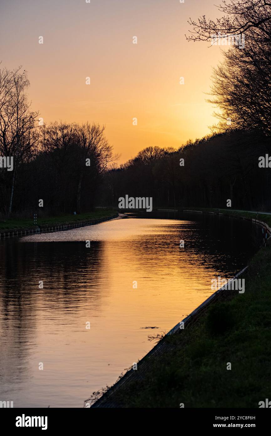 Tranquil waterway reflects hi-res stock photography and images - Alamy